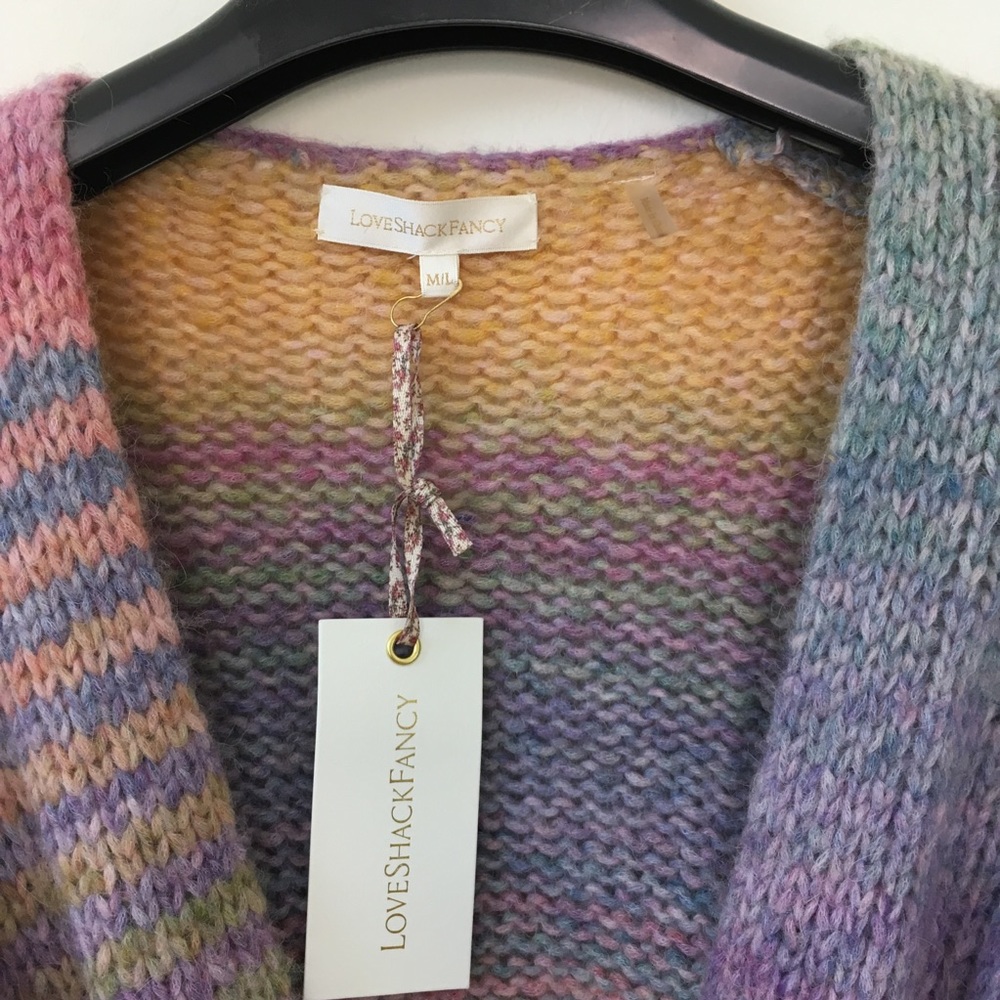 RARE Loveshackfancy Ombré Cardigan Sweater - Picture 14 of 16